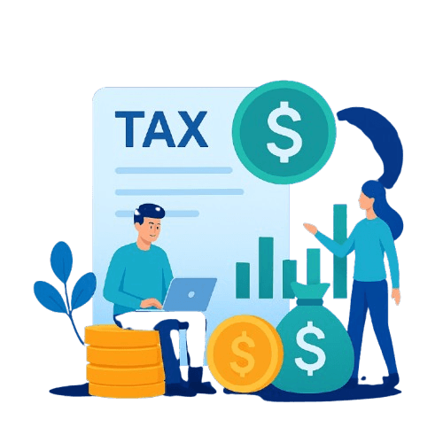 Tax Refund Illustration